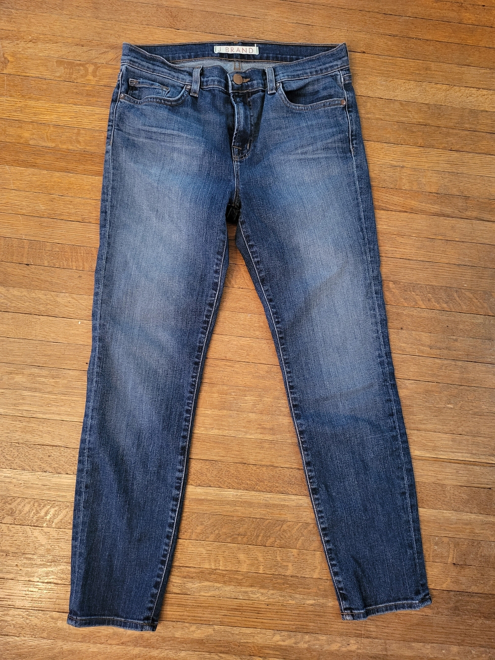 J Brand Women's Mid-Blue Slim Jeans
